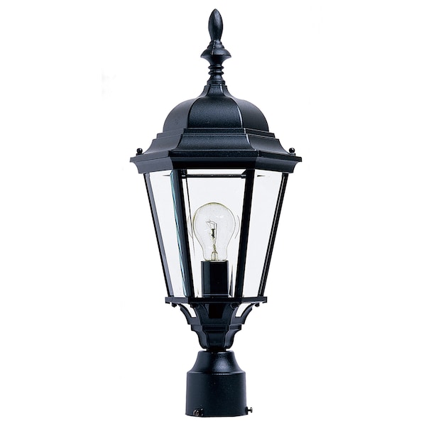 Maxim Lighting Westlake 1-Light 9.5" Wide Black Outdoor Pole/Post Mount 1005BK - main